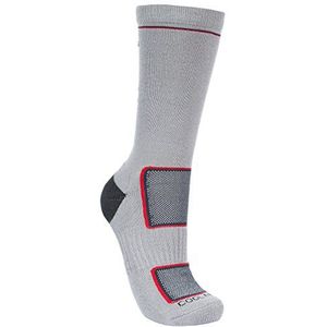 Trespass Sliced, lichte sokken voor heren (2 paar per verpakking), grijs/zwart/marineblauw