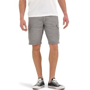 Lee Extreme Motion Swope Shorts Cargo, zilver, 48 FR heren, zilver.