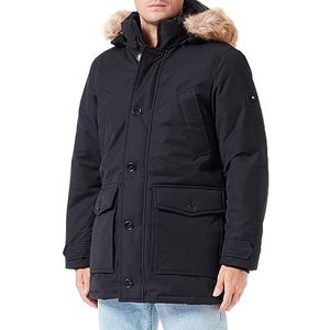 Tommy Hilfiger Rockie Down Parka Mw0mw32778 donsjacks voor heren, Zwart