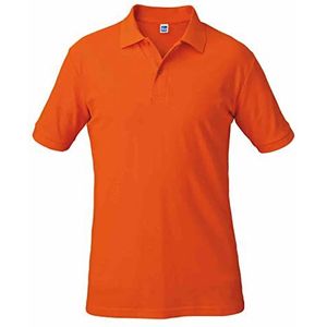 Siggi Poloshirt zomer oranje, heren, 4XL