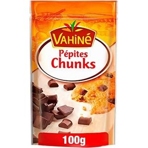 Vahine - Gebak - Zwarte Chocolade Chunks - Maxi Chocolade Nuggets - Voor Taarten en Koekjes - 100g