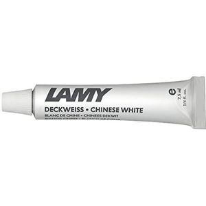 Lamy plus Z 71 verftube dekkend wit afzonderlijk met 7,5 ml inhoud, ideaal voor het schilderen en mengen van waterverf, perfect voor school