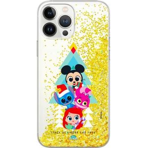 ERT GROUP Mobiele telefoon beschermhoes voor Apple iPhone 12 / 12 Pro Origineel en officieel gelicentieerd product, motief Disney Friends 001, met glittereffect