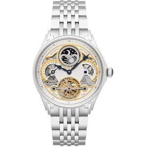 Earnshaw automatisch horloge ES-8259-11, zilver, zilver.