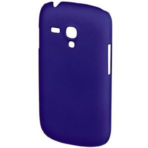 Hama Samsung Galaxy S III Mini / VE Rubber Beschermhoesje Hoes Case Cover Shell Cover Shell Blauw