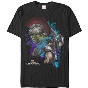 Marvel Thor Ragnarok-Warriors Bio T-shirt met korte mouwen, uniseks, zwart, S, SCHWARZ