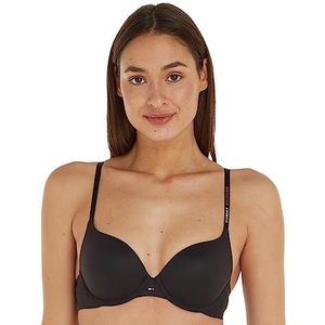 Tommy Jeans BH push-up dames, zwart.