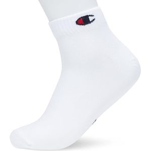 Champion Core Socks 3pp Quarter sokken, uniseks, Grijs (lichte mix)