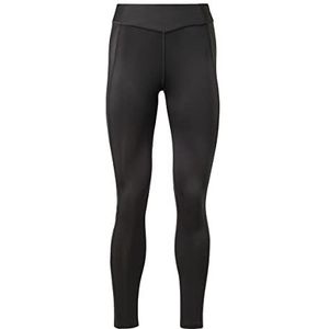 Reebok Yogabroek voor dames, met hoge taille, zwart, S, zwart.