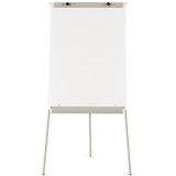 Rocada Whiteboard met statiefschildersezel | magnetisch | rotafolio's met grijze arm | in hoogte verstelbaar | 70x105-180x70cm