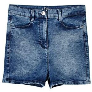 s.Oliver Jeans met hoge taille voor meisjes, Lichtblauw