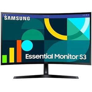 Samsung S36GD Essential S27D366GAU 27 inch gebogen monitor met VA-paneel, Full HD-resolutie, 4 ms reactietijd, 100 Hz verversingssnelheid, Eco Saving Plus, Flicker Free, zwart