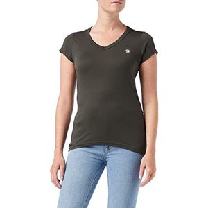 G-Star Raw Eyben Slim V T Wmn Ss dames T-Shirt, Grey (Asfalt 4107-995), XL