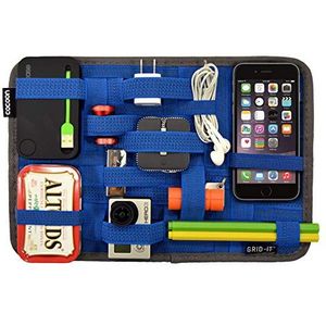 Cocoon GRID-IT - 12 inch zakorganizer met elastische riemen/praktische organizer voor aktetas, handtas/blauw - 30,5 x 1,9 x 20,3 cm