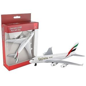 Real Toys Herpa 86RT-9904 - Single Airplane Emirates, Boeing A380, vliegtuigmodel, vlieger, miniatuur, klein model, verzamelen, spelen, trouw, metaal, kunststof, meerkleurig - schaal 1:500