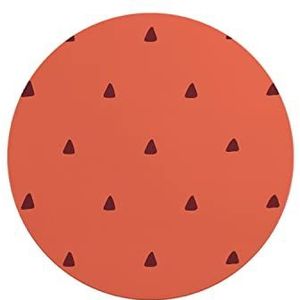Questo Casa, Ronde muismat met antislip onderkant voor kantoor en thuis, diameter 22 cm