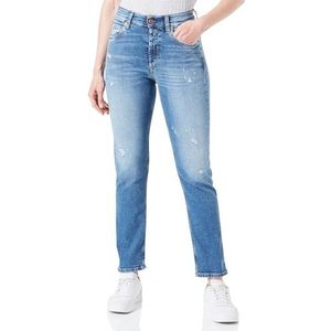 Replay Maijke Straight Jeans voor dames, 009 Medium Blauw