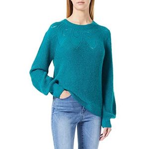 Q/S designed by - s.Oliver sweater dames, blauw/groen, XL, Blauw/Groen