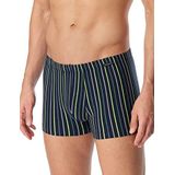 Schiesser retroshorts voor heren, donkerblauw, groen, gestreept, 2, donkerblauw, groen gestreept