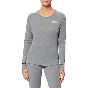 Odlo BL Top ronde hals L/S Active Cool Origina gebreid dames, Odlo grijs gemêleerd