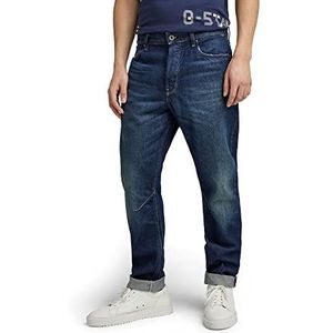 G-STAR RAW, A-STAQ Tapered Jeans voor heren, Blauw (in de nacht gedragen C967-C957)
