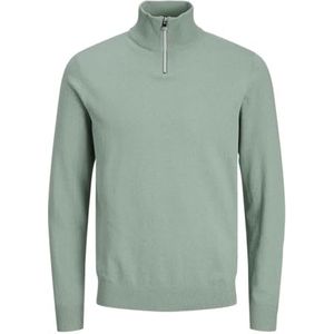 JJ REBEL Jrebcallum Knit Half Zip, Iceberg Green, XL