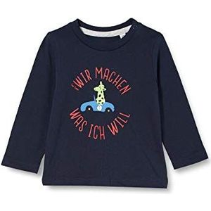 TOM TAILOR Unisex Baby shirt met lange mouwen Blazer Navy Blue 50-56, marineblauw blazer