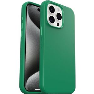 OtterBox Symmetry MagSafe beschermhoes voor iPhone 15 Pro Max, schokbestendig, valbescherming, dunne beschermhoes, ondersteunt 3 x meer vallen dan militaire standaard, groen