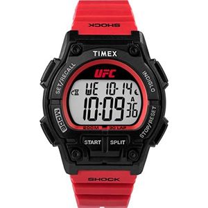 Timex Digitaal herenhorloge met kunststof band UFC Takeover rood, riemen, Rood, Lanyards