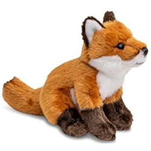 Uni-Toys - Rotvos puppy zittend - 16 cm (hoogte) - pluche vos - knuffeldier