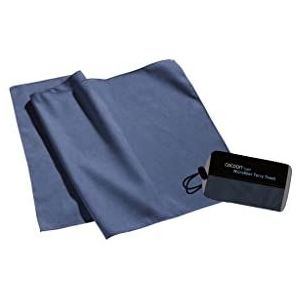 Cocoon Lichte ultralichte microvezel handdoek - voor sport en reizen (Fjord Blue, L)