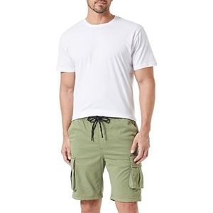 Urban Classics Cargoshorts voor heren met opgestikte zakken, shorts in vele kleuren, maten S - 5XL, Olijf
