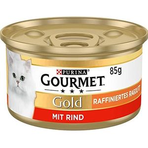 PURINA GOURMET Gold Ragout natvoer met rundvlees, 12 x 85 g, 12 stuks