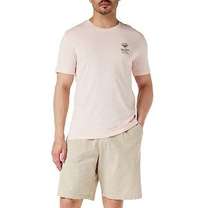 United Colors of Benetton T-Shirt Homme, Rose pastel 26p, XL