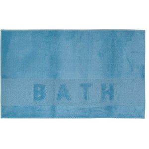 Hagemann Badmat van stof, blauw, 60 x 100 x 2 cm
