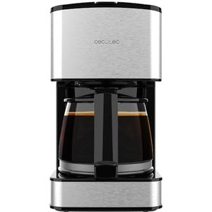 Cecotec Koffiezetapparaat 6 kopjes Coffee 56 Drop. 650 W, inhoud 0,8 liter, druppelmondstuk, permanent of papieren filter, roestvrijstalen afwerking en aroma-versterker