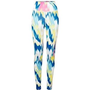 THEJOGGCONCEPT Jcsabela dames legging AOP, Neon Pink Mix 201876_Neon