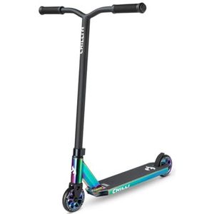 Chilli Scooter Rocky neochrome stuntstep | ideaal voor beginners | 110 mm PU wielen incl. ABEC 9 kogellagers | stuntstep direct voor de helling