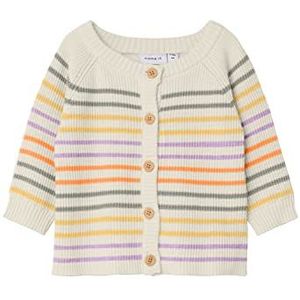 NAME IT Cardigan Nbfhipas Ls Knit Card pour bébé fille, Dried Sage, 56