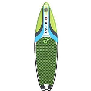 Coasto - Opblaasbaar Surf 6' PB-CAIRS6A - Dubbellaags gesmolten hogedruk Dropstitch Board - Vaste vinnen - Max. Belastbaar 80kg - Pomp, Draagtas en Leash - 180x51x8 cm