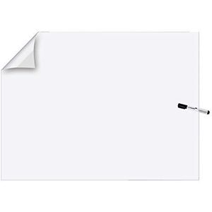 Legamaster Magic-Chart Statische whiteboardfolie, 120 x 90 cm, uitwisbaar en herbeschrijfbaar, met 1 whiteboardmarker, 15 XL-vellen