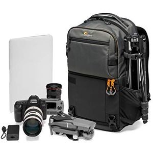 Lowepro Fastpack PRO BP 250 AW III camerarugzak, cameratas, fotorugzak voor spiegelloze en DSLR-camera's zoals Nikon D850, 300D, met toegang via QuickDoor, vak voor 15-inch laptop, ripstop