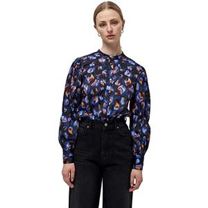 Minus Vaca Shirt Dames Shirt (1 stuk), Abstracte bloemenprint 9354p