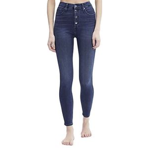 Calvin Klein Jeans High Rise Skinny jeans voor dames, Donker denim