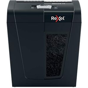Rexel Secure X8 Papiervernietiger, Snippers, Capaciteit 8 Vellen Papier, Veiligheidsniveau P-4, 14L Opvangbak (125 A4 Vellen), Zwart