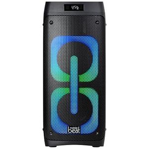 SILVA Schneider SB-TWS 200 BT XL Soundbox | 400 W | Bluetooth 5.0 | TWS-functie | MP3-afspelen USB & Micro SD | Microfoon en instrumentenaansluiting | LED-effecten | Afstandsbediening inbegrepen