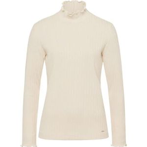 BRAX T-shirt à col roulé Camilla pour femme en jersey peached, ivoire, 38