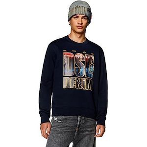 Diesel Sweat-shirt à col rond pour homme, 86 V-0jfav, XL