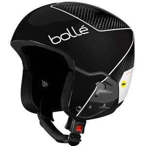 Bollé - MEDALIST CARBON PRO MIPS, Race Black Shiny, No Lens Reference, S/M Casques d'hiver, Unisexe, Adulte