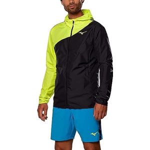 Mizuno Veste à capuche pour homme Release, Boulon/noir, L